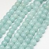Natural Yellow Jade Beads Strands G-G598-4mm-YXS-20-2