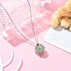 Tarnish Resistant 304 Stainless Steel Cable Chains Macrame Pouch Empty Stone Holder for Pendant Necklaces Making NJEW-TA00083-01-6