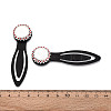 Alloy & Iron Bookmark Cabochon Settings PALLOY-N184-02S-3