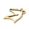 Animal Theme 304 Stainless Steel Pendants STAS-D213-02C-G-2