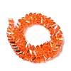 Transparent Glass Beads Strands EGLA-P061-04B-AB10-2
