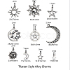 Tibetan Style Alloy Pendants TIBEP-CJ0001-08-2