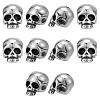 10Pcs Halloween 304 Stainless Steel Beads STAS-UN0064-08-1
