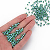 8/0 Two Tone Opaque Glass Seed Beads SEED-T006-01C-A08-6