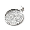 Alloy Pendant Cabochon Settings X-PALLOY-A13349-P-NR-2