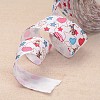 Heart & Star Printed Polyester Ribbon for Gift Packing and Festival Decoration SRIB-M011-01A-3