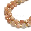 Natural Sunstone Beads Strands G-I376-D65-01-3