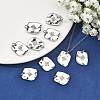 SHEGRACE Brass Micro Pave Clear Cubic Zirconia Pendants XGRQ2C849-404P-5