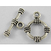 Tibetan Style Alloy Toggle Clasps X-LF0141Y-1