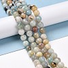 Natural Flower Amazonite Beads Strands G-E571-26B-2