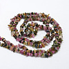 Natural Multicolor Tourmaline Beads Strands X-G-F328-37-2