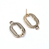 Alloy Stud Earring Findings PALLOY-WH0085-15LG-2