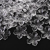 Flower Acrylic Beads TACR-YW0001-17-2