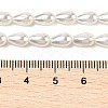 Electroplate Shell Pearl Beads Strands BSHE-G010-4x7mm-01-4