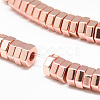 Electroplate Non-magnetic Synthetic Hematite Beads Strands G-Q465-32RG-3