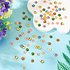 160Pcs 8 Colors Alloy Enamel Bead Caps FIND-TA0008-39-5