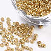 Plated 3/0 Glass Seed Beads SEED-Q025-2mm-D01-1