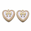 Alloy Enamel Pendants X-ENAM-T011-111B-NR-2