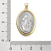 Long-Lasting Plated Brass Pendants KK-Q006-42G-03-3