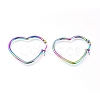 201 Stainless Steel Hoop Earrings EJEW-A052-12D-M-1