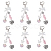 Acrylic Pendant Decorations HJEW-AB00555-1