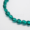 Handmade Silver Foil Glass Beads LS-X-FOIL-R050-15x10mm-11-2