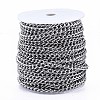 Tarnish Resistant 304 Stainless Steel Curb Chains CHS-N001-07P-2