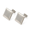 Brass Stud Earrings EJEW-B035-14P-1