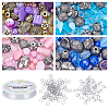 DIY Stretch Bracelets Making Kits DIY-CA0002-46-1