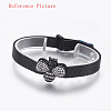 PVD Vacuum Plating 430 Stainless Steel Mesh Bracelet Making MAK-L021-01B-3