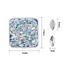 Pointed Back Glass Rhinestone Cabochons RGLA-OC0001-08C-2
