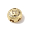 Rack Plating Brass & Cubic Zirconia Pendants KK-Z047-07G-M-RS-2