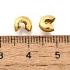 304 Stainless Steel Crimp Beads Covers STAS-P239-34G-05-3