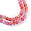 Synthetic Moonstone Beads Strands G-S283-10mm-17A-2