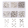 300Pcs 6 Style Tibetan Style Alloy Spacer Beads TIBE-YW0001-24-1