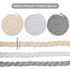 3 Bags 3 Colors 3-Ply Twisted Macrame Cotton Cord OCOR-CA0001-30-2