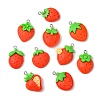 60Pcs 10 Styles Opaque Resin Pendants RESI-CJ0004-41-9