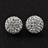 Polymer Clay Rhinestone Beads RB-H258-HD10mm-001-2