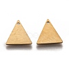 Ion Plating(IP) 304 Stainless Steel Pendants STAS-O133-04B-G-1