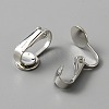 Brass Clip on Earring Findings LS-KK-WH0047-67P-2