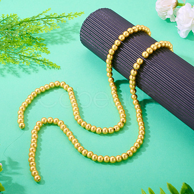 150Pcs 2 Strands Electroplate Glass Beads Strands EGLA-TA0013-57A-1