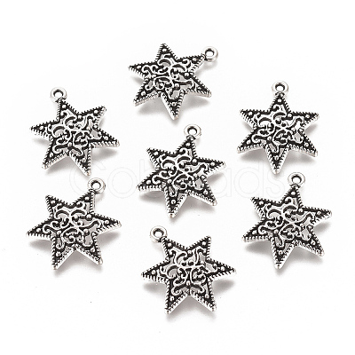 Tibetan Style Pendants TIBEP-LF10571YKG-AS-FF-1
