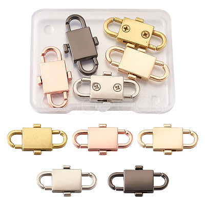 5 Colors Adjustable Alloy Chain Buckles PALLOY-TA0001-91-RS-1