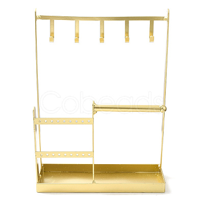 Rectangle Iron Jewelry Display Stands ODIS-F001-01G-1