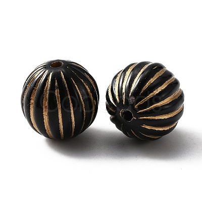 Plating Acrylic Beads KY-WH0046-04I-1