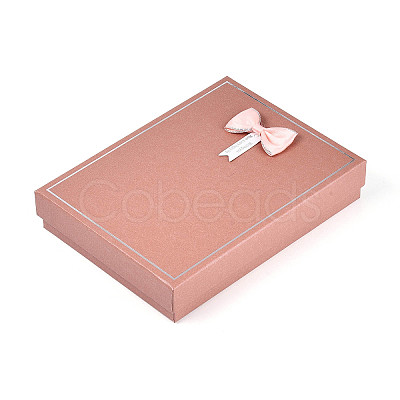 12Pcs 6 Colors Cardboard Jewelry Set Boxes CBOX-N015-02D-1