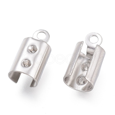Tarnish Resistant 304 Stainless Steel Folding Crimp Ends LS-STAS-L262-04A-P-1