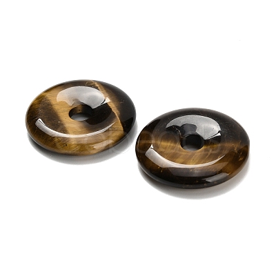Natural Tiger Eye Pendants G-Z110-L02-30x6mm-1