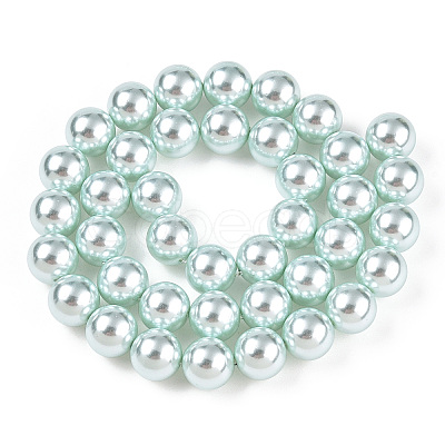 Glass Pearl Beads Strands HY-G002-01E-12-1