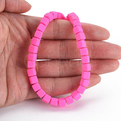 Handmade Polymer Clay Beads Strands CLAY-T020-09A-1